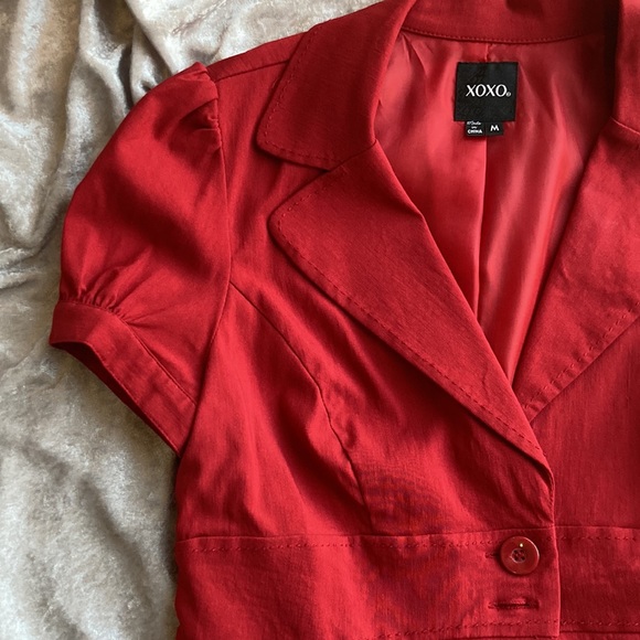 XOXO red jacket size medium - Picture 2 of 4